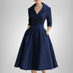 Clara | Satin Midi Dress