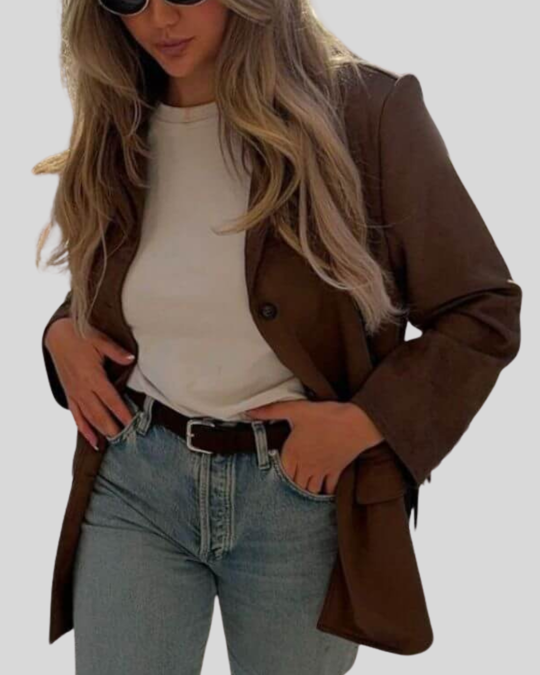 Corinna - Elegant Vintage Suede Jacket