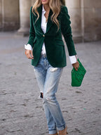 Caterina - Elegant velvet blazer