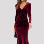Shanelle™ - Elegant Velvet Dress