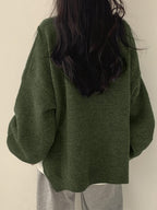 Monroe™ - CLASSIC CREW NECK LONG SLEEVE SWEATER