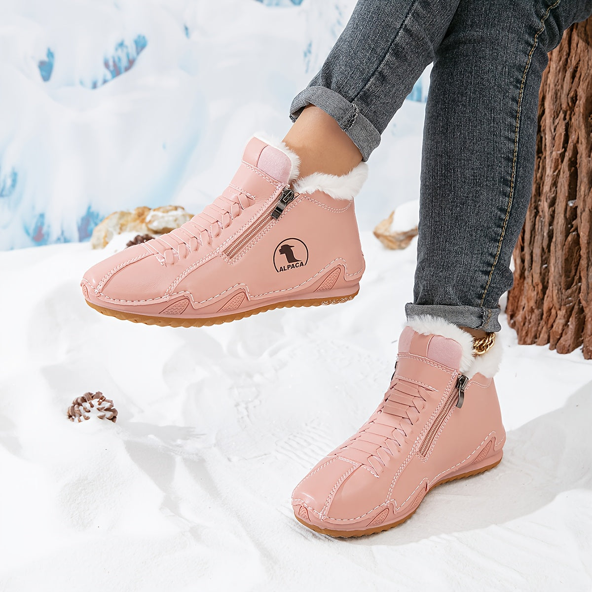 Léa | Comfortable Winter Ankle Boots with Ergonomic Support