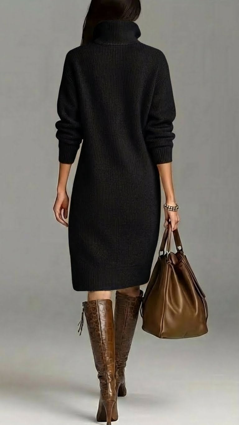 Maribel™ | Soft Knitted Button Dress