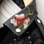 Niki - Black Floral Night Jacket
