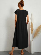 Gabrielle™ | Flowing Midi Dress with Timeless Elegance