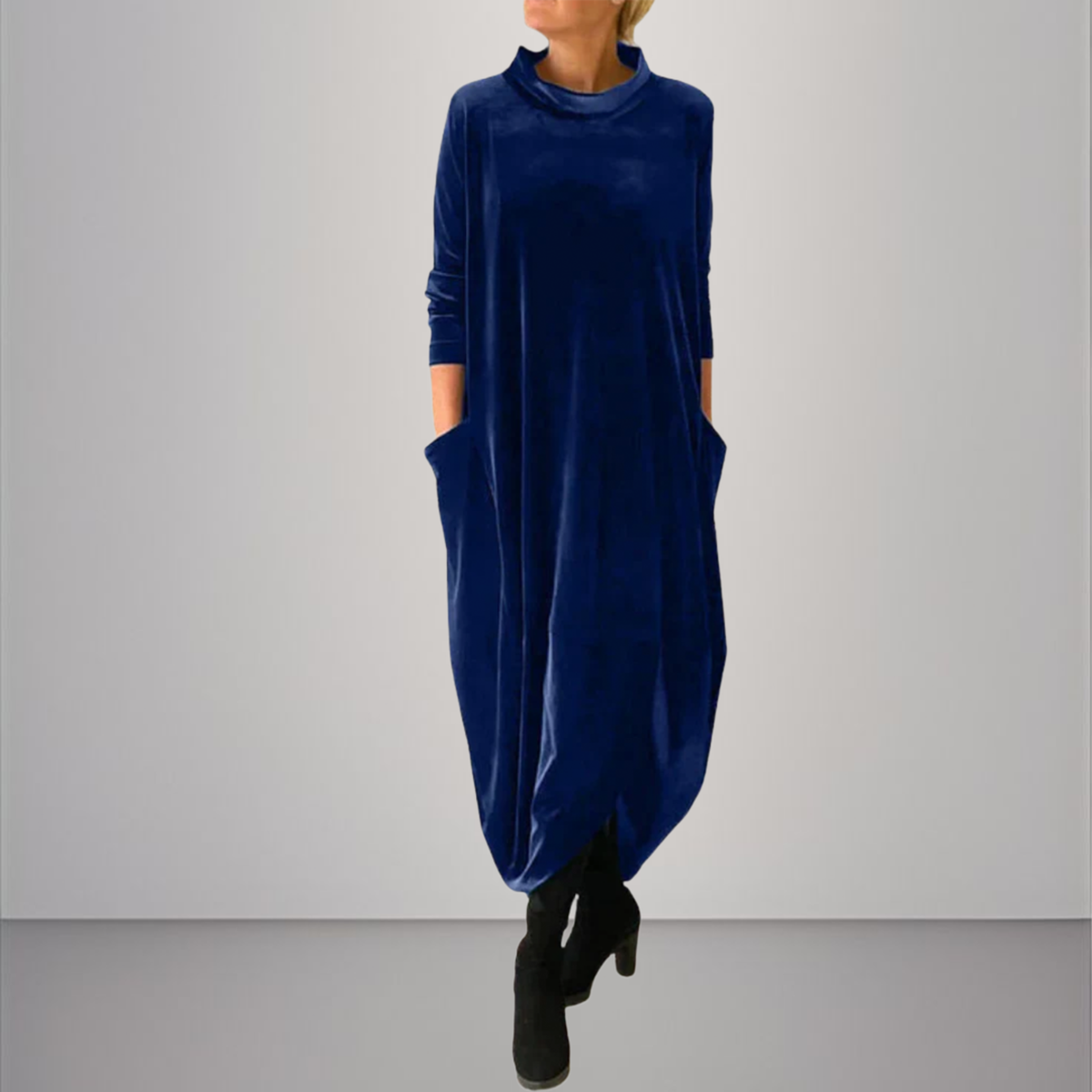 Éloura | Velvet Elegant Maxi Dress