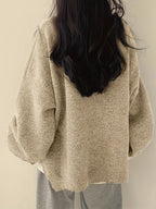 Monroe™ - CLASSIC CREW NECK LONG SLEEVE SWEATER