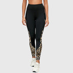 Andrea | High-Waisted Leopard Print Training Trousers