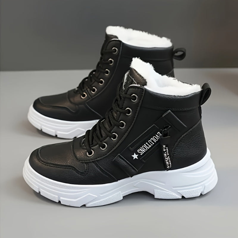 Stephanie | warm lace-up winter boots