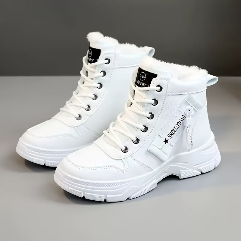Stephanie | warm lace-up winter boots