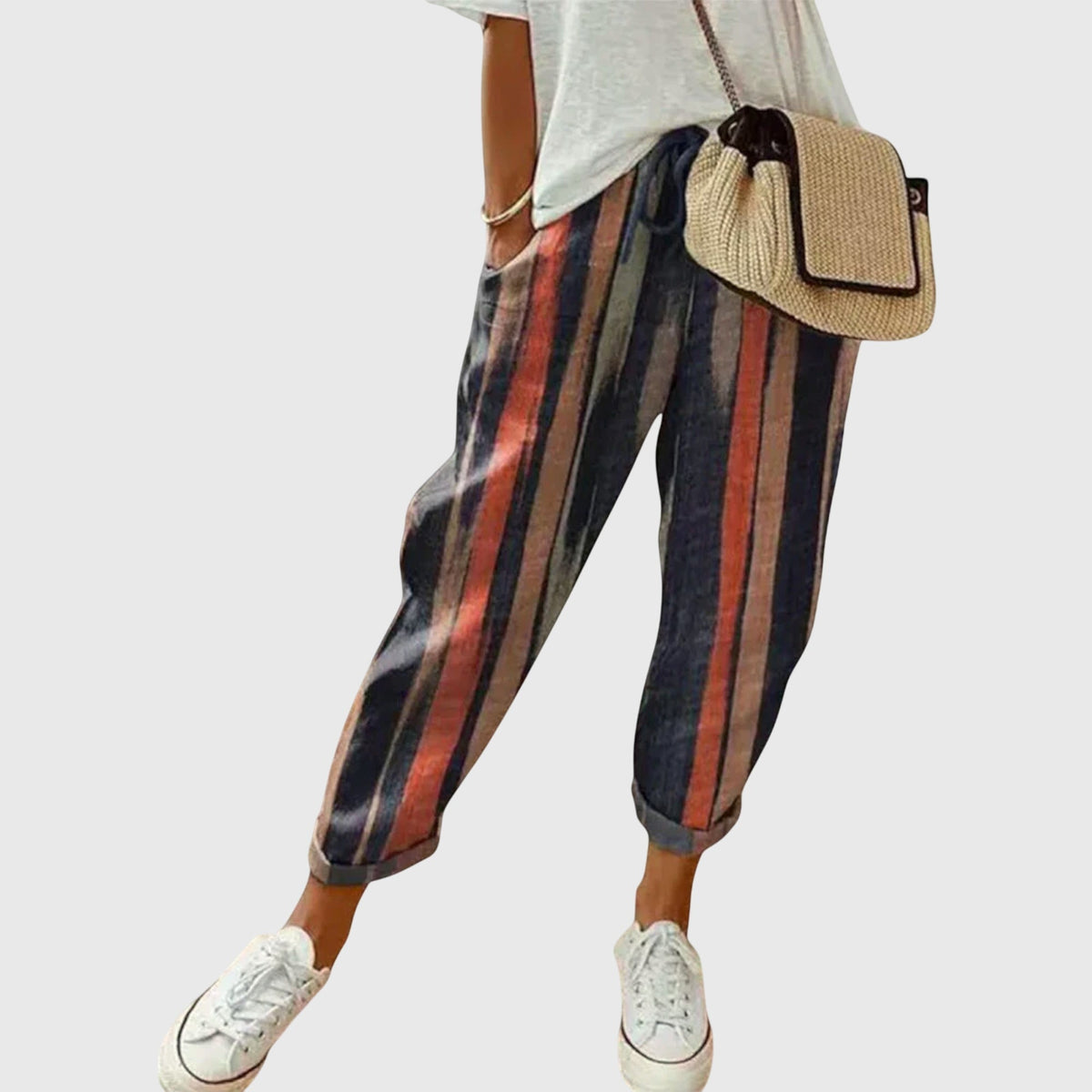 Nicole | Comfortable Cotton Trousers