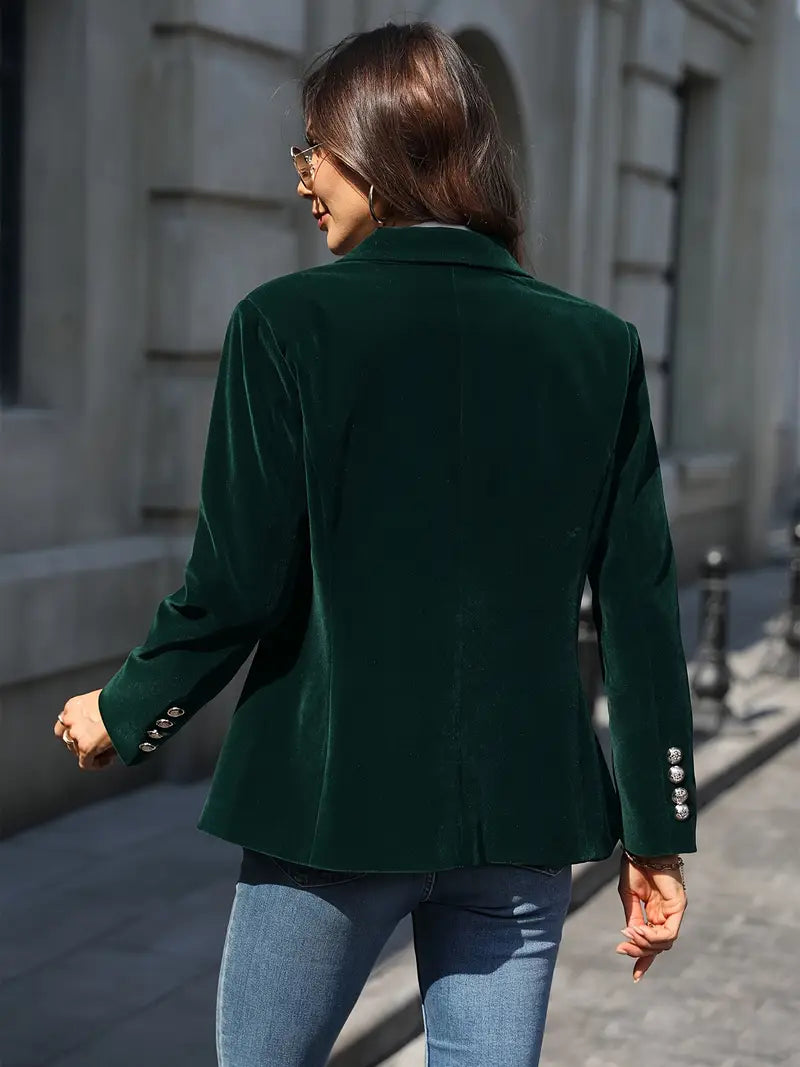 Caterina - Elegant velvet blazer