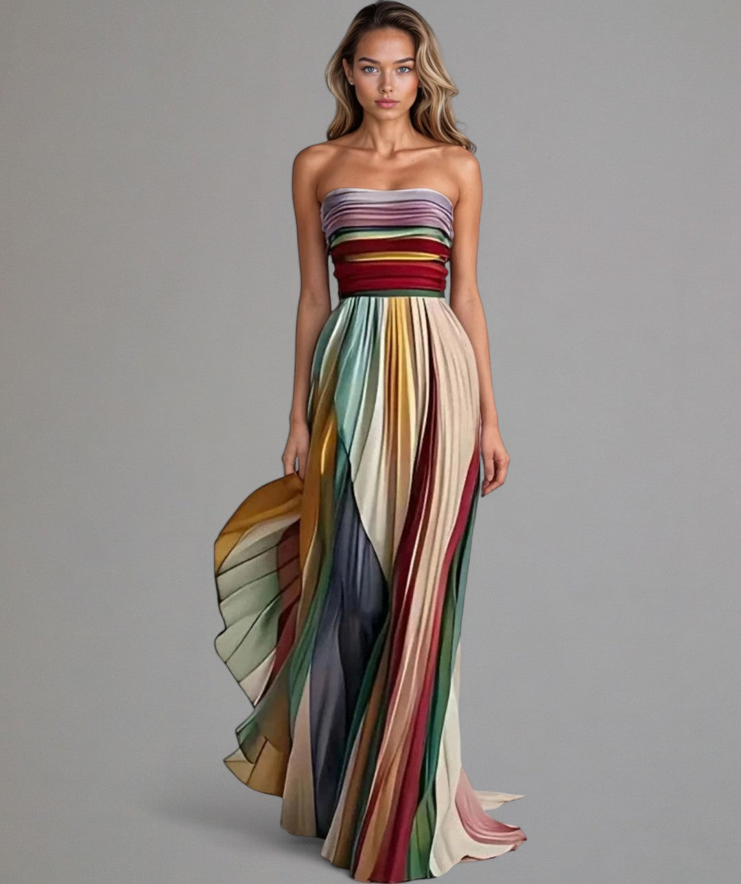 Talma™ | Effortless Strapless A-Line Dress